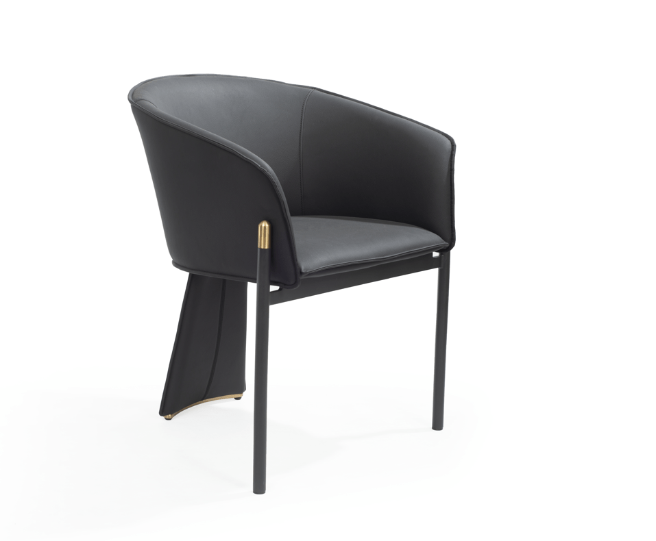 Felipo Dining Chair - Set of 2 - Mustang Black.