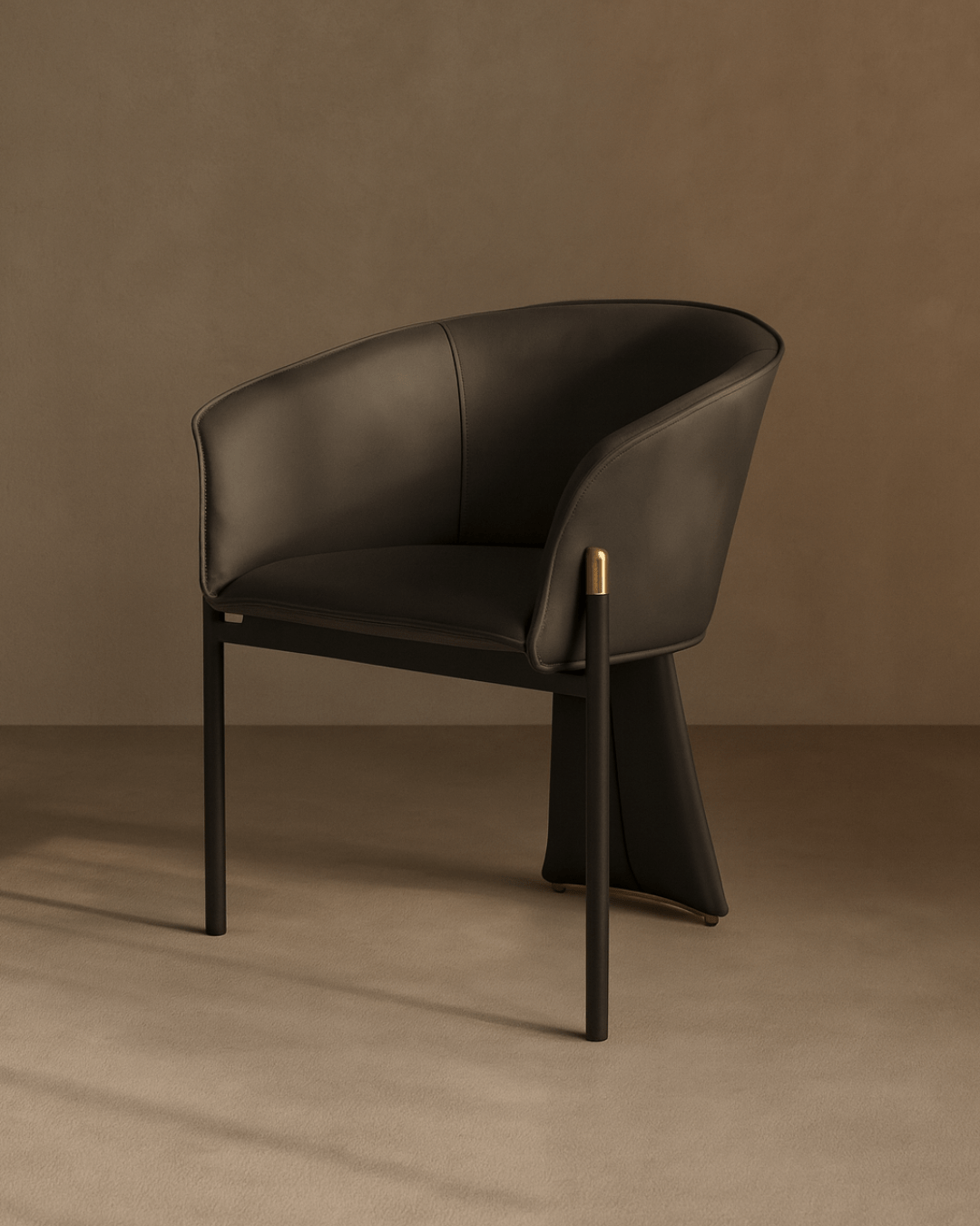 Tommy Franks Dining Felipo Dining Chair - Set of 2 - Mustang Black House of Isabella UK