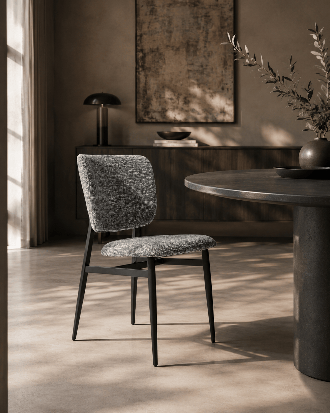 Tommy Franks Dining Fluttuare Dining Chair - Grey House of Isabella UK