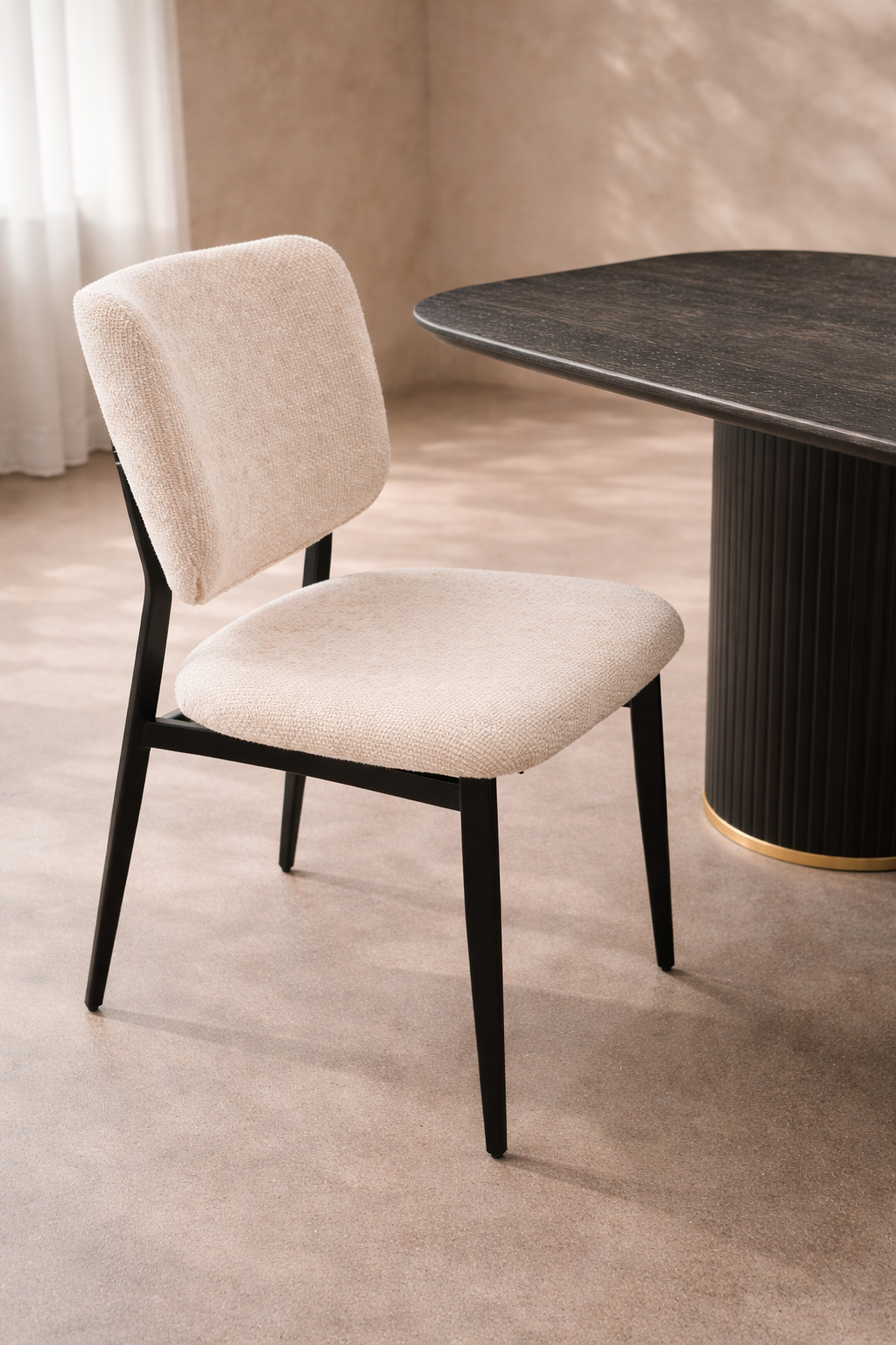 Tommy Franks Dining Fluttuare Dining Chair - Ivory House of Isabella UK