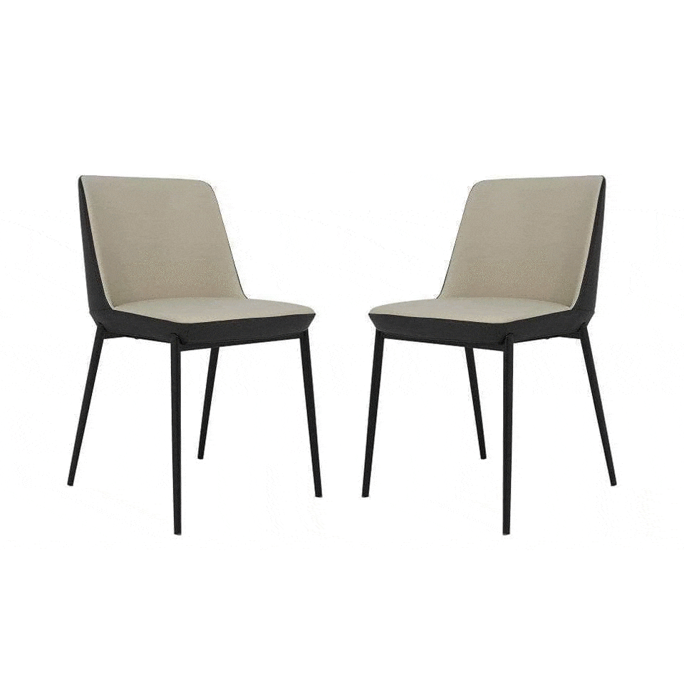 Tommy Franks Dining Gino Dining Chair - Set of 2 - Taupe House of Isabella UK