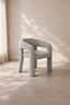 Tommy Franks Dining Jace Dining Chair - Grey Boucle House of Isabella UK