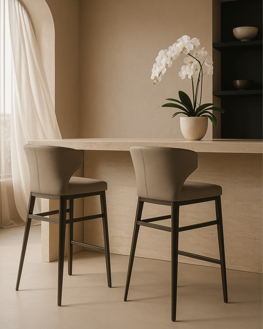 Tommy Franks Dining Kabo Bar Stool - Buffalo House of Isabella UK