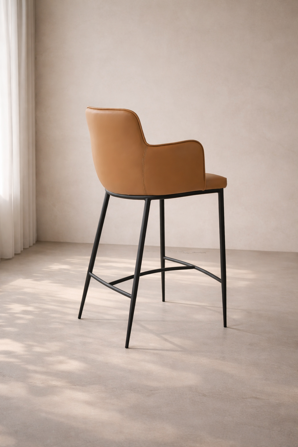 Tommy Franks Dining Kim Counter Stool - Tan House of Isabella UK