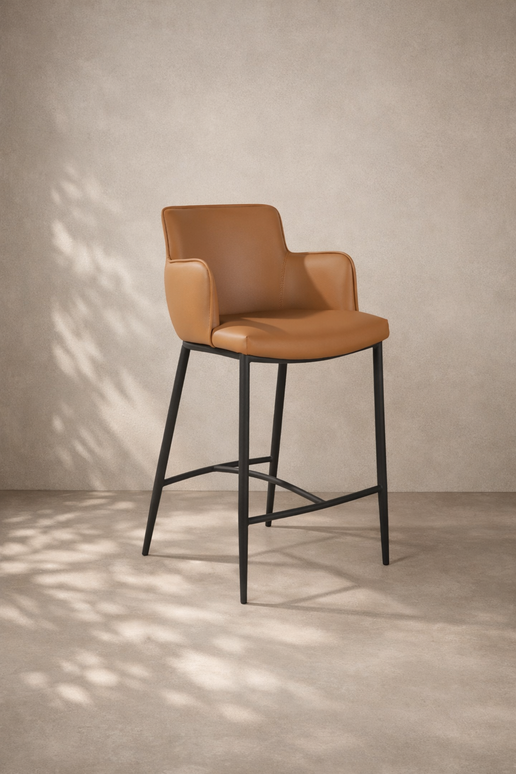 Tommy Franks Dining Kim Counter Stool - Tan House of Isabella UK