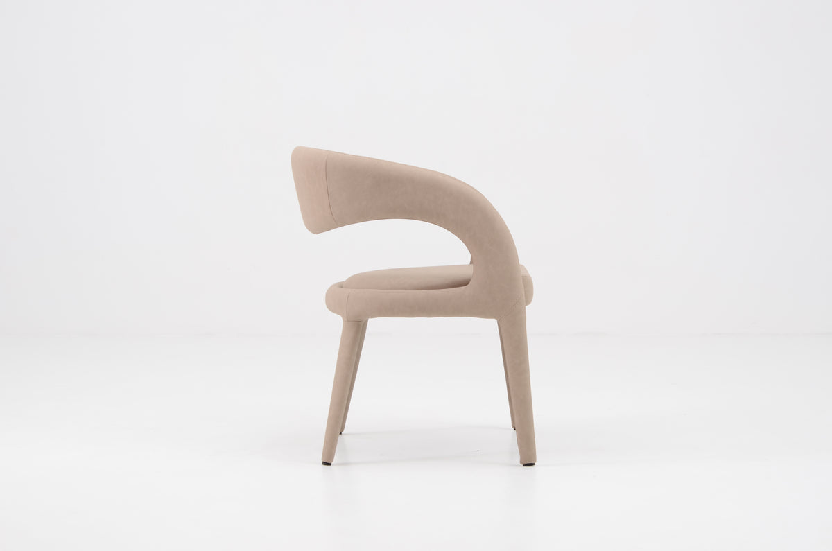 Tommy Franks Dining Matzo Dining Chair - Vintage Ecco Pelle House of Isabella UK