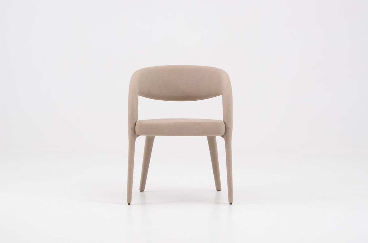 Tommy Franks Dining Matzo Dining Chair - Vintage Ecco Pelle House of Isabella UK