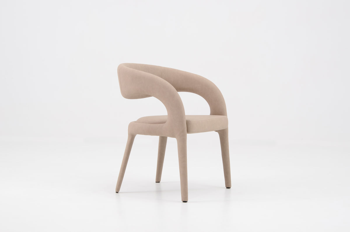 Tommy Franks Dining Matzo Dining Chair - Vintage Ecco Pelle House of Isabella UK