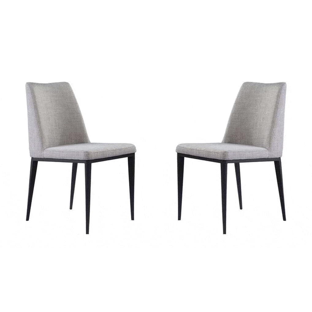 Medici Dining Chair - Set of 2 - Cool Grey.