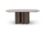 Tommy Franks Dining Moon Dining Table - 200 - Cocoa & Cream Ceramic House of Isabella UK