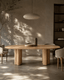Tommy Franks Dining Moon Dining Table 240 - Light Oak House of Isabella UK