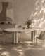Tommy Franks Dining Moon Dining Table 240 - Matte Beige House of Isabella UK