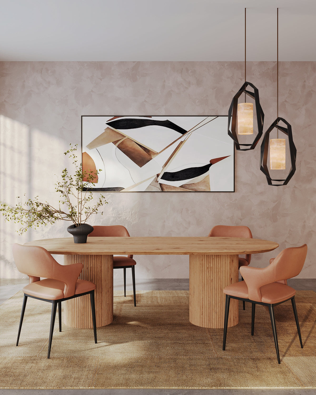 Norma Dining Chair - Colonial Tan.