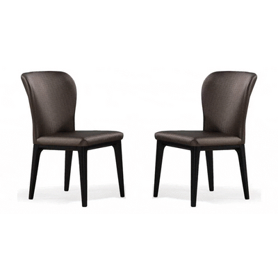 Tommy Franks Dining Opera Dining Chair - Set of 2 - Mustang Black House of Isabella UK