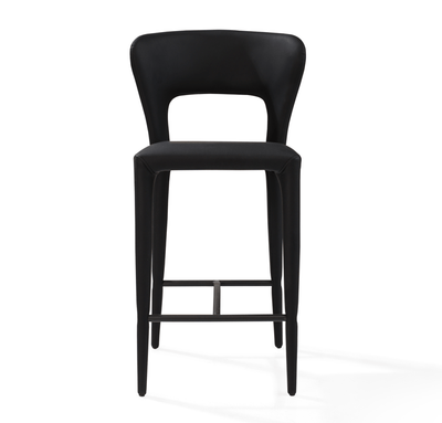 Tommy Franks Dining Pari I Bar Stool - Mustang Black House of Isabella UK