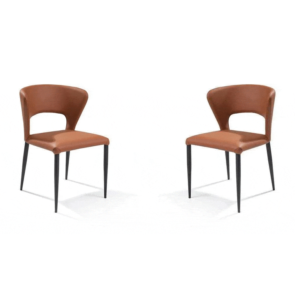 Pari II Dining Chair - Set of 2 - Tan.