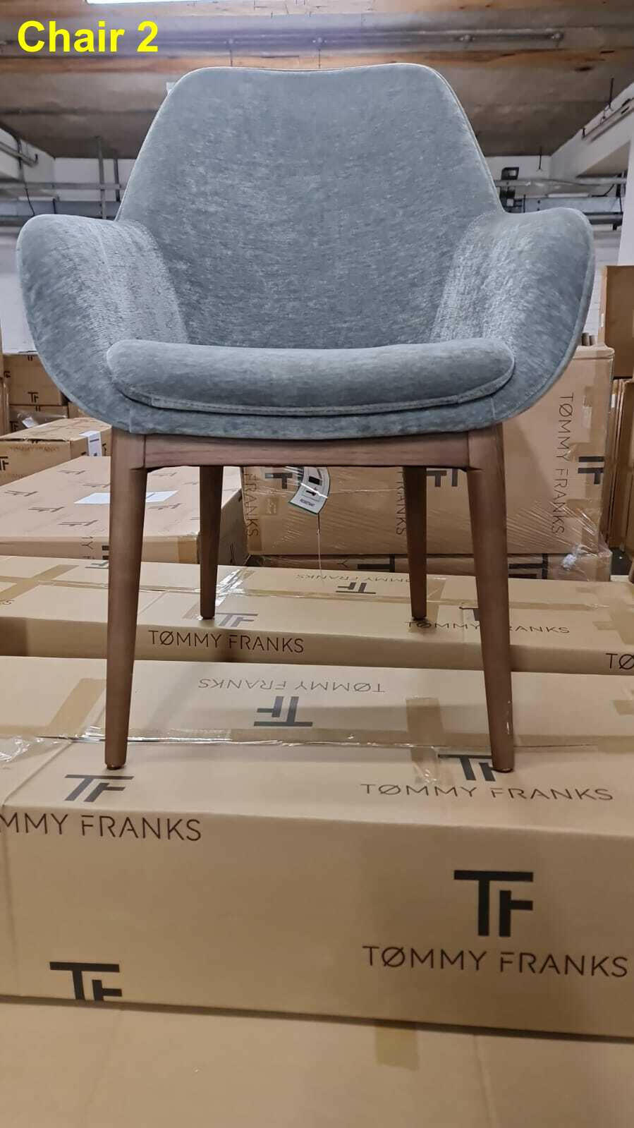 Polanco Dining Chair - Seamist ( Marks and scrapes ) | OUTLET.