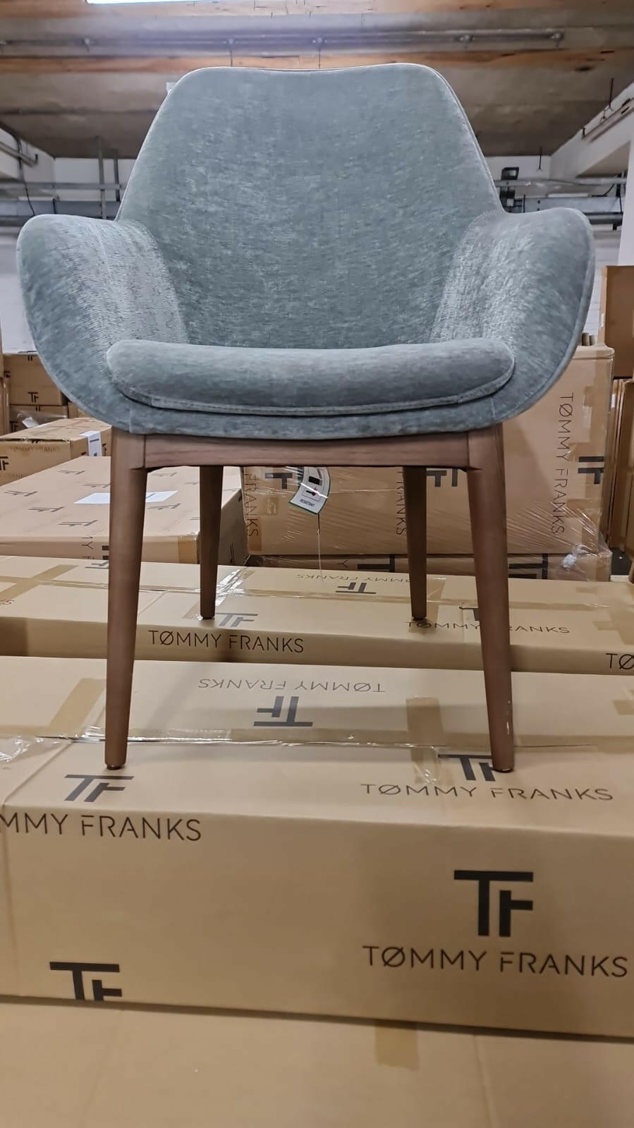 Polanco Dining Chair - Seamist ( Marks and scrapes ) | OUTLET.