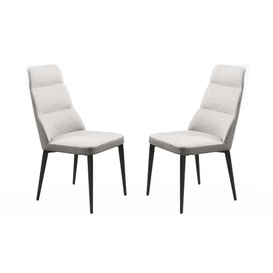 Tommy Franks Dining Queens Dining Chair - Set of 2 - Grey House of Isabella UK