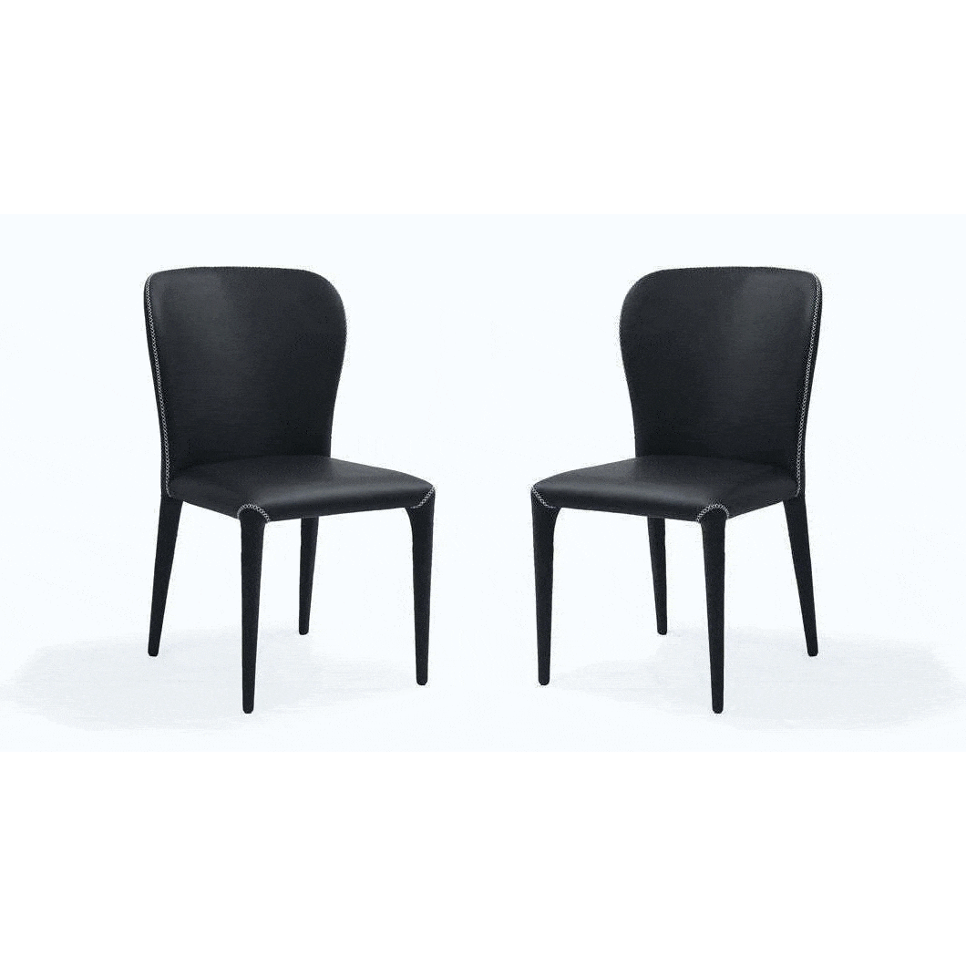 Sarzana Dining Chair - Set of 2 - Black.