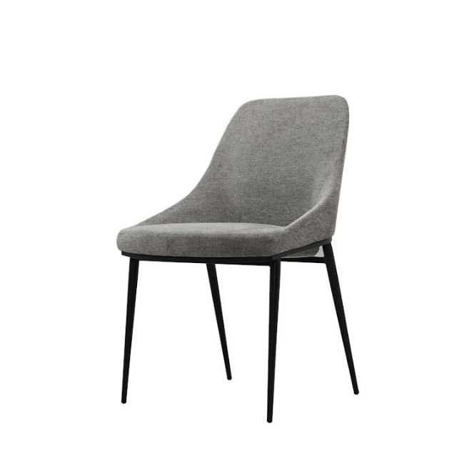 Scande Dining Chair - Set of 2 - Grey.