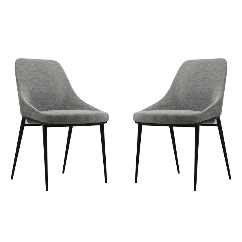 Scande Dining Chair - Set of 2 - Grey.