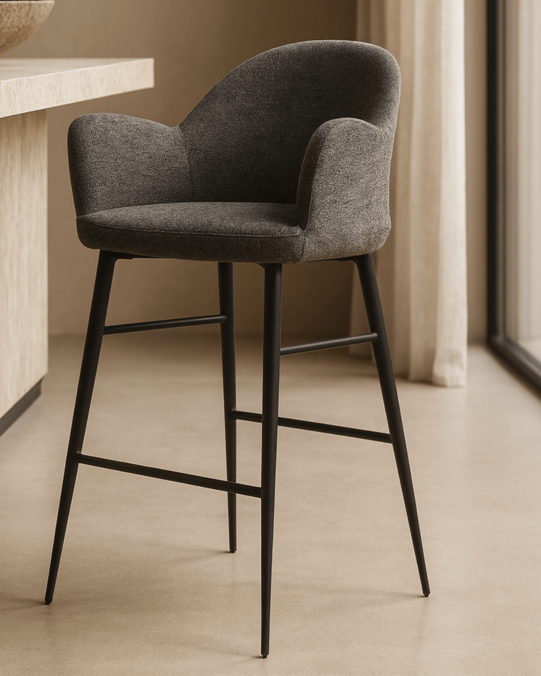 Tommy Franks Dining Sutro Bar Stool House of Isabella UK