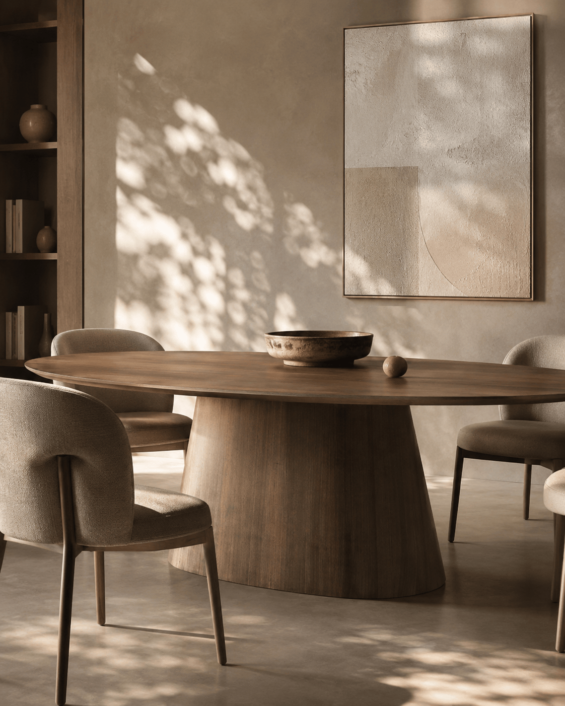 Tommy Franks Dining Tavamo Dining Table - Oval - Walnut House of Isabella UK