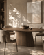 Tommy Franks Dining Tavamo Dining Table - Oval - Walnut House of Isabella UK