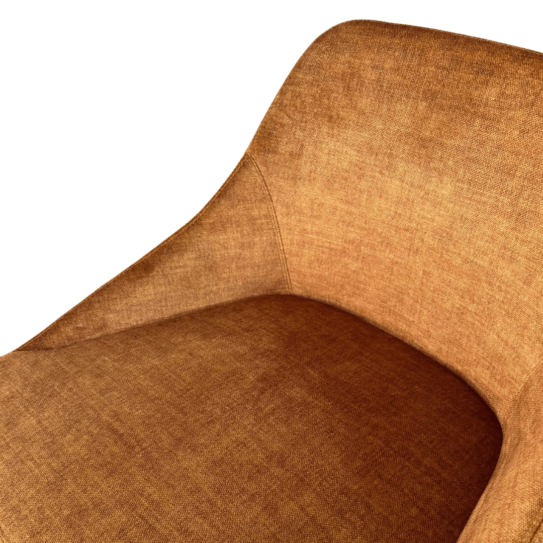 Vai Barstool - Bella Velour Amber.