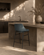 Tommy Franks Dining Vai Barstool - Bella Velour Pacific House of Isabella UK