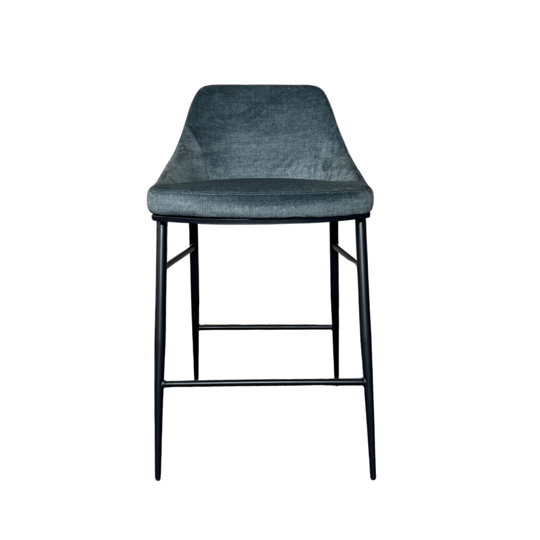 Tommy Franks Dining Vai Barstool - Bella Velour Pacific House of Isabella UK