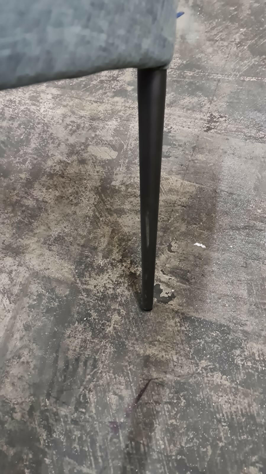 Varsi Dining Chair - Bella Blue Velvet - Set of 2 ( Marked ) | OUTLET.