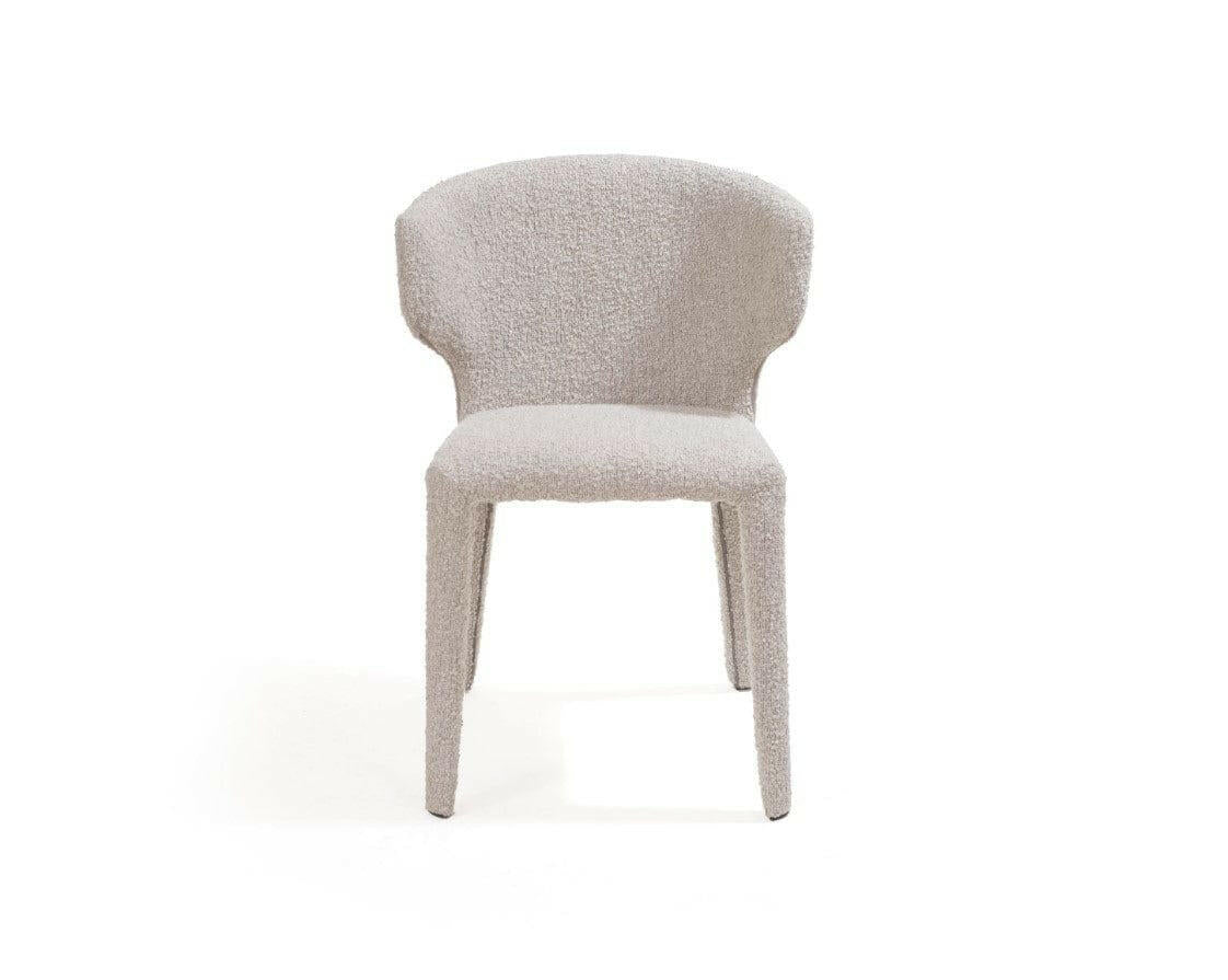 Vela Dining Chair - Chex Steam Boucle.