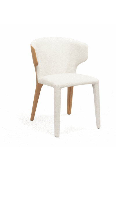 Tommy Franks Dining Vela Dining Chair - Set of 2 - Avery Cream & Honey House of Isabella UK