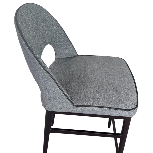 Verna Bar Stool - Enzimi Dark Grey and Dark Bronze.