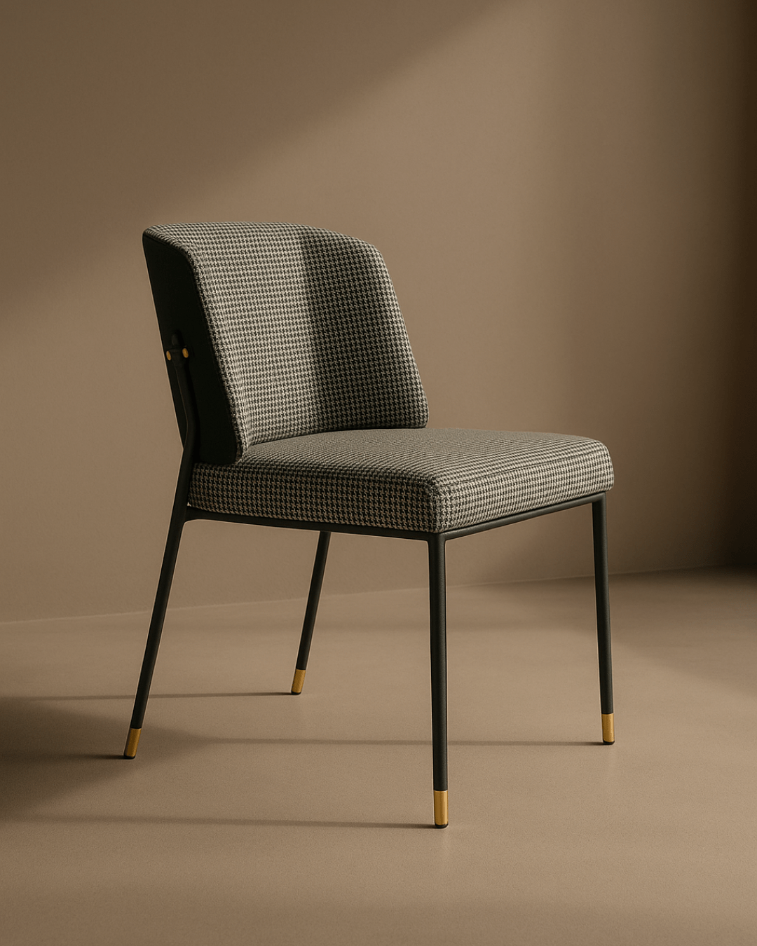 Tommy Franks Dining Victor Dining Chair - Houndstooth - Set of 2 House of Isabella UK