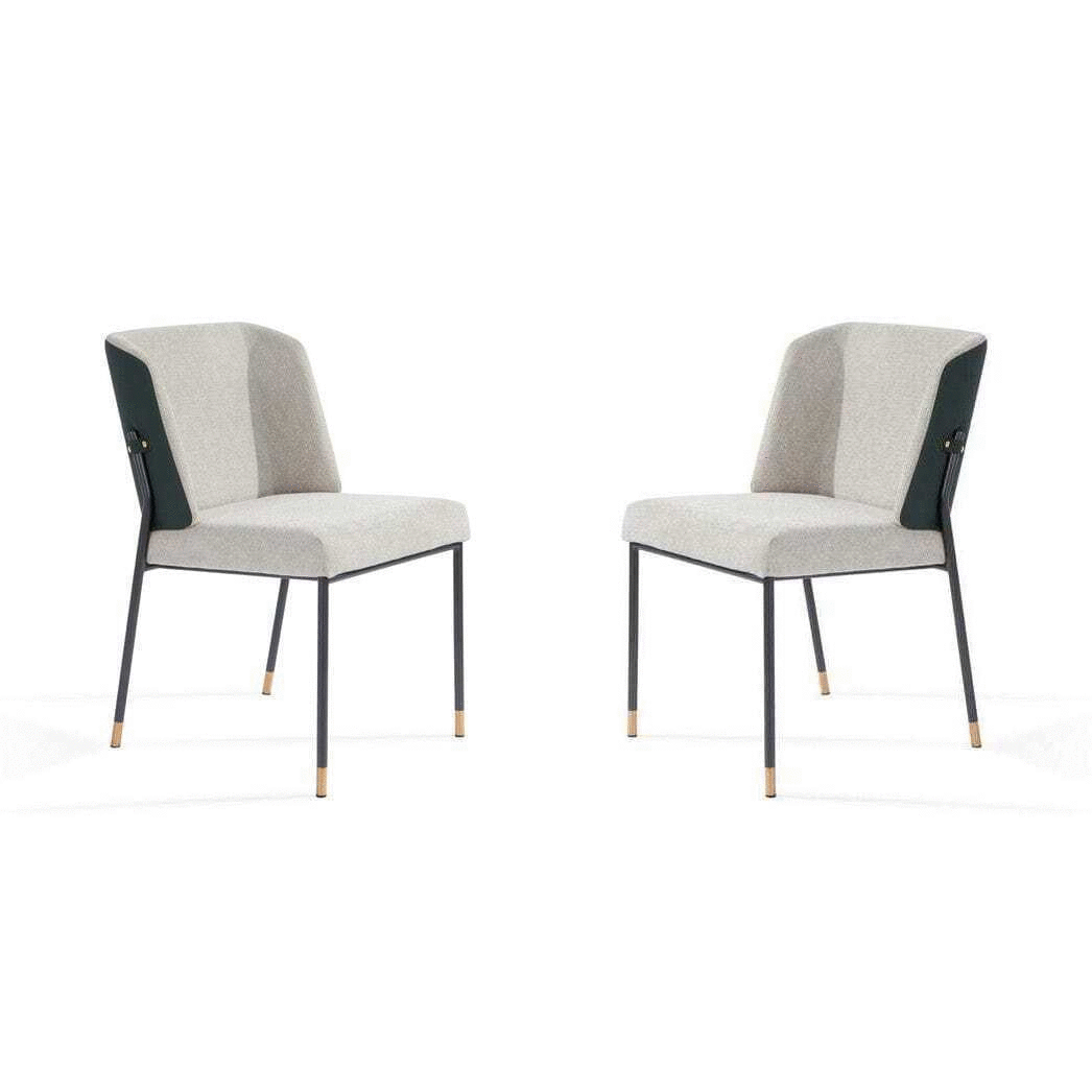 Victor Dining Chair - Enzimi Cream - Set of 2.