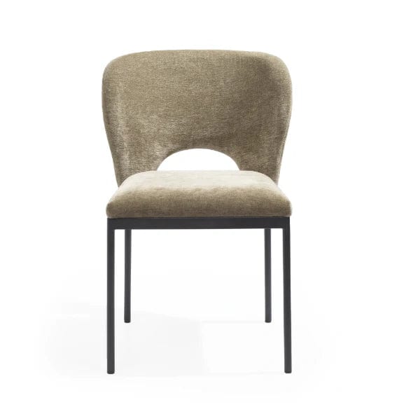 Wolfie Dining Chair - Set of 2 - Olive.