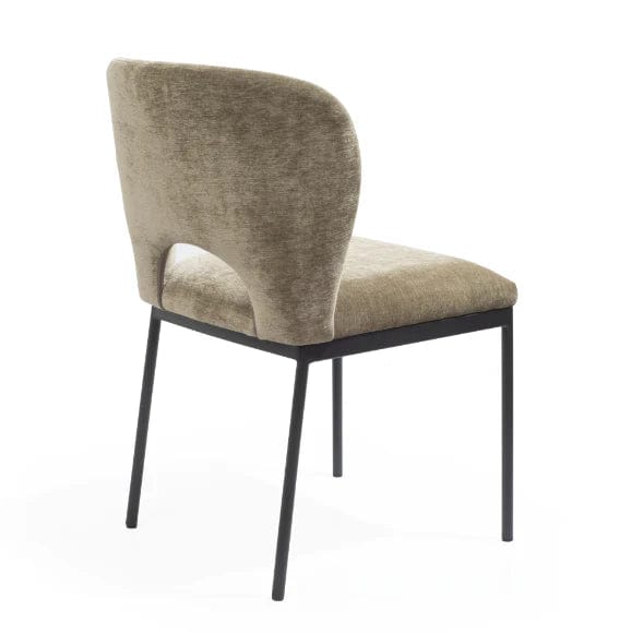 Wolfie Dining Chair - Set of 2 - Olive.