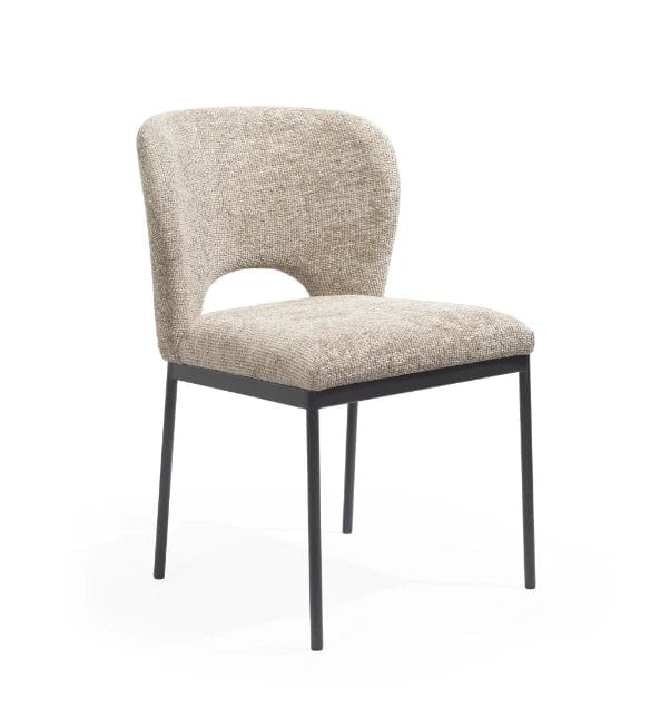 Wolfie Dining Chair - Set of 2 -Taupe.