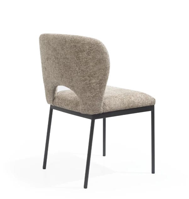 Wolfie Dining Chair - Set of 2 -Taupe.