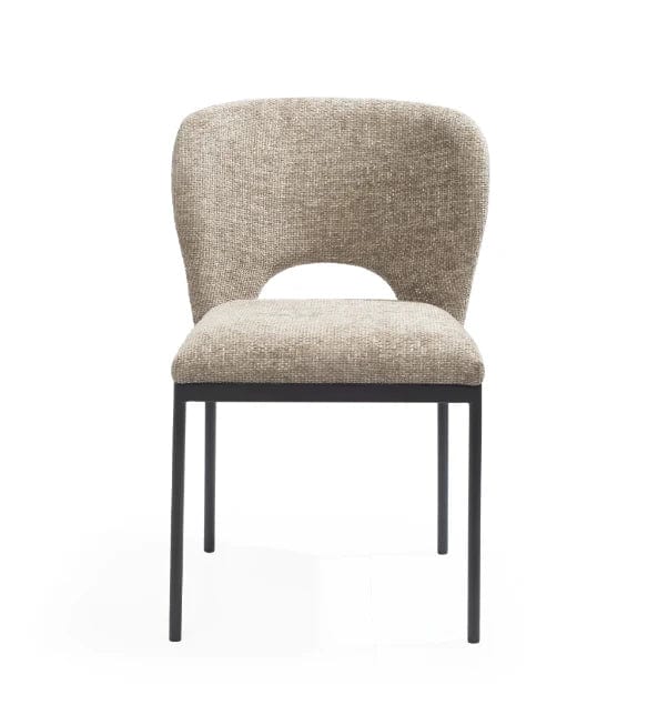 Wolfie Dining Chair - Set of 2 -Taupe.