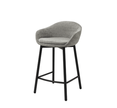 Tommy Franks Dorian Stool - Quartz Grey House of Isabella UK