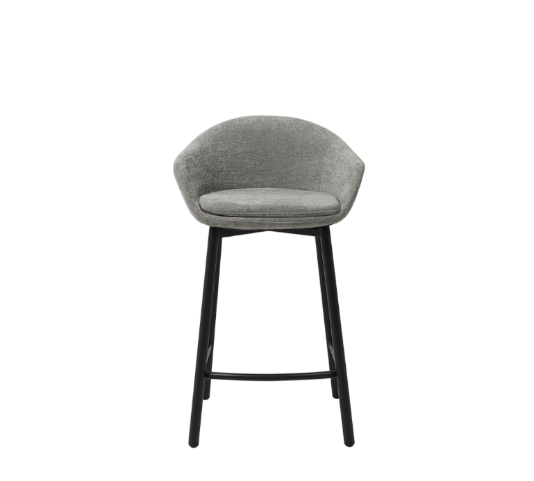 Tommy Franks Dorian Stool - Quartz Grey House of Isabella UK