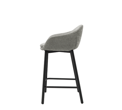 Tommy Franks Dorian Stool - Quartz Grey House of Isabella UK