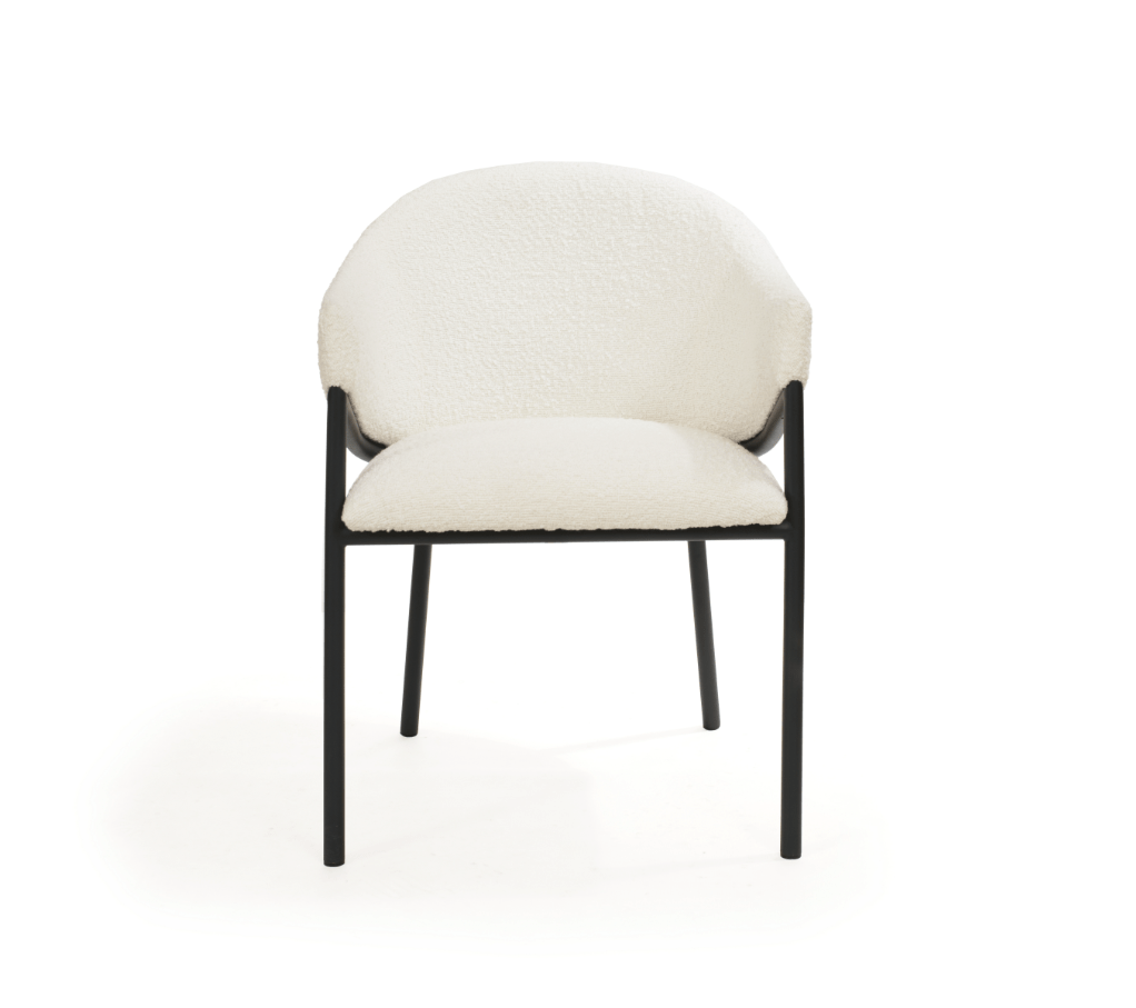 Aidan Armchair - Polar Bouclé - Set of 2.