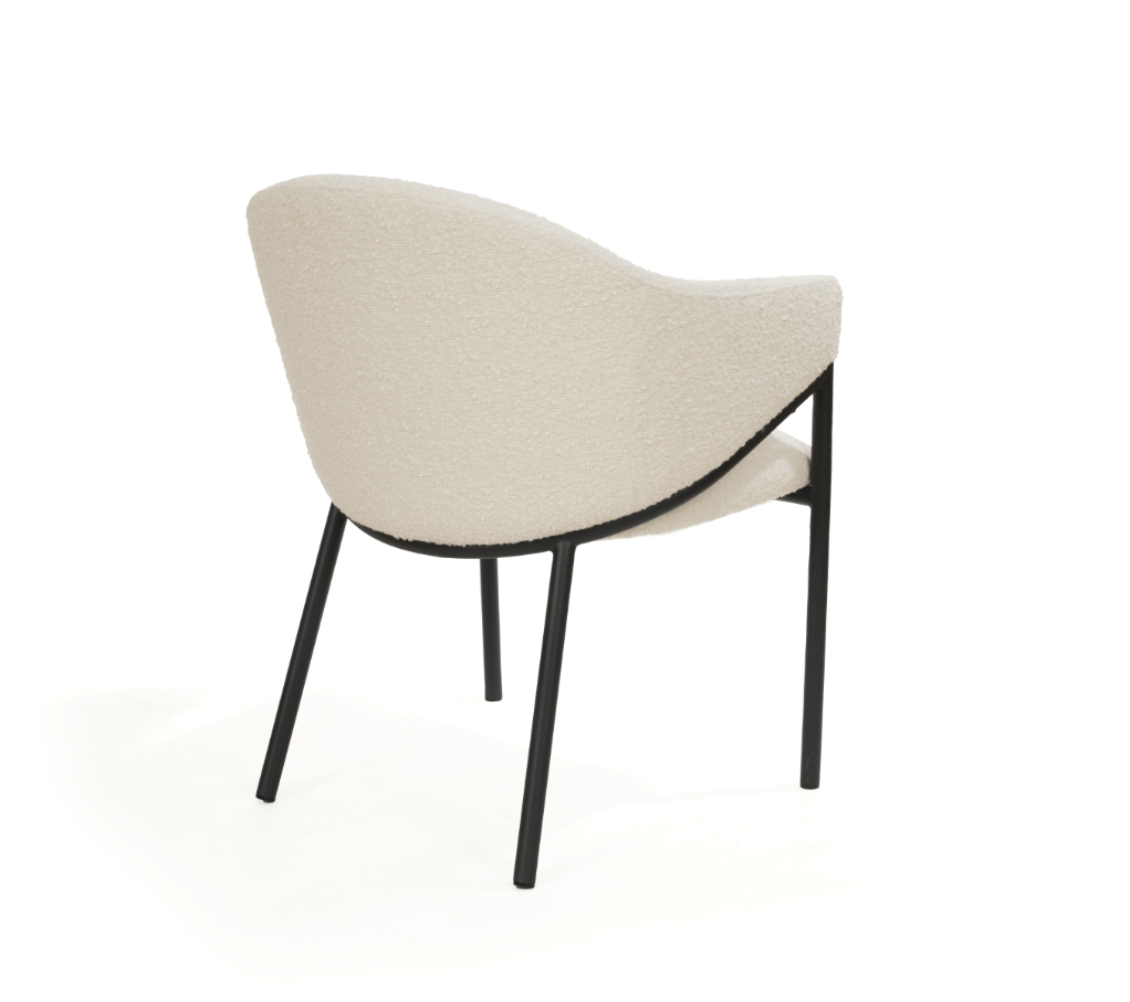 Aidan Armchair - Polar Bouclé - Set of 2.