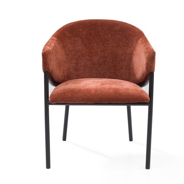 Aidan Armchair - Rust - Set of 2.