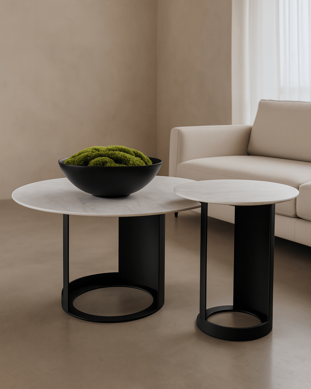 Tommy Franks Living Alban Coffee Table - Carrara White House of Isabella UK